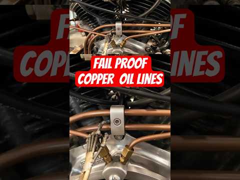 Copper Oil Lines On A Harley - The Right Way!