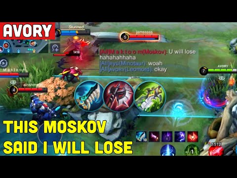 THIS MOSKOV SAID I WILL LOSE!! Watch What Happened Next ! - Avory | MLBB