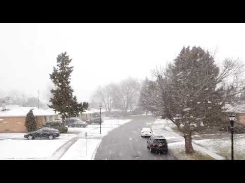 Snow in Buffalo, Crazy weather !