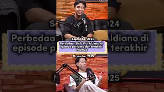 Download lagu The physical differences between Vidi Aldiano when filming the first and last episodes of Podhub mp3