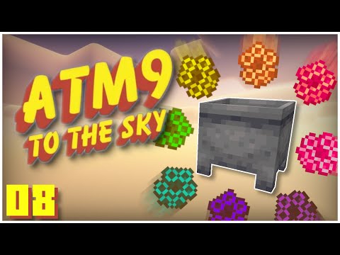 Minecraft ATM9: To The Sky - Ep 8 - Auto Bee Processing!!