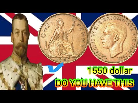 This 1947 1 Penny Coin Could Be Worth $1,550! | Rare UK Coin Value Guide