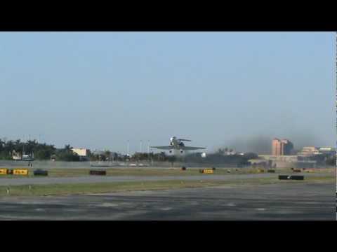Gulfstream II(SP)  Takeoff "JJ" Departs So. Fla for the last time after 35 Years.