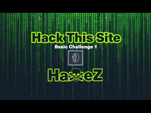 Hackthissite Basic 1