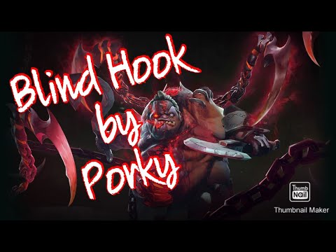 Dota 2 Pudge blind hook 2