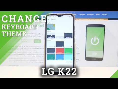How to Custom Keyboard Theme in LG K22 – Change Keyboard Theme