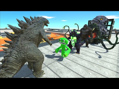 Godzilla 2014 Finding and Rescue Orga - Animal Revolt Battle Simulator