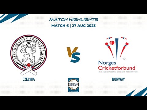 Match 6 - CZE vs NOR | Highlights | ECI Germany, Dresden | 27 Aug 2023 | ECI23.120