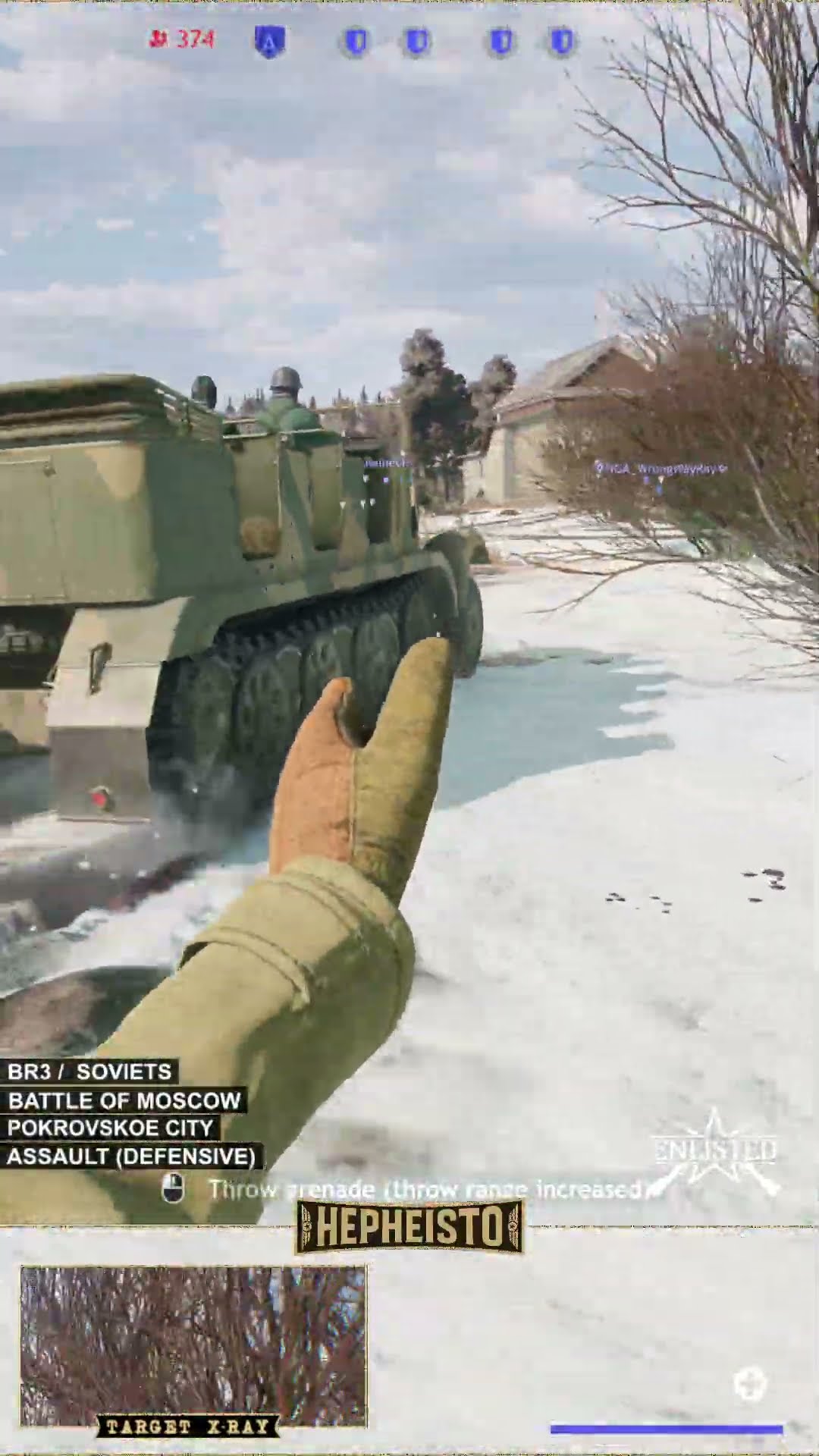 Anti Tank Gunner eliminates APC full with Soldiers with Explosives Pack