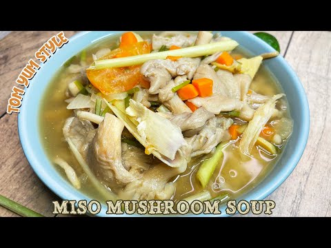 Delectable Soup Fusion! Miso Mushroom Soup Recipe - Oyster Mushroom Soup