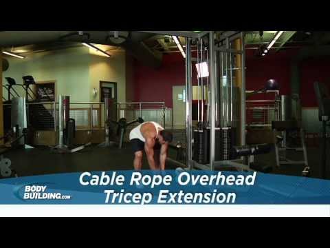Watch Cable Rope Overhead Triceps Extension on YouTube