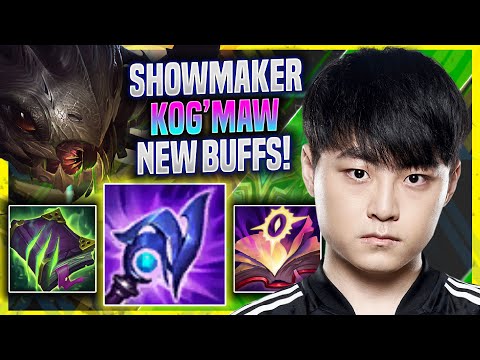 SHOWMAKER TRIES KOG'MAW WITH NEW BUFFS! - DK ShowMaker Plays Kog'maw Mid vs Graves! | Season 11
