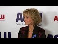 JANE FONDA On The Red Carpet At The 2017 ACLU Bill Of Rights Dinner