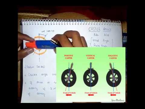 12) Caster Angle || Wheel Alignment || Steering Geometry || Hindi Video