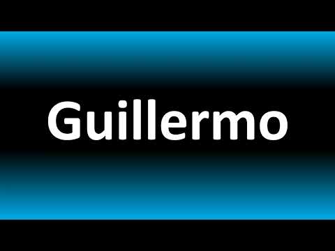 How to Pronounce Guillermo in Argentina