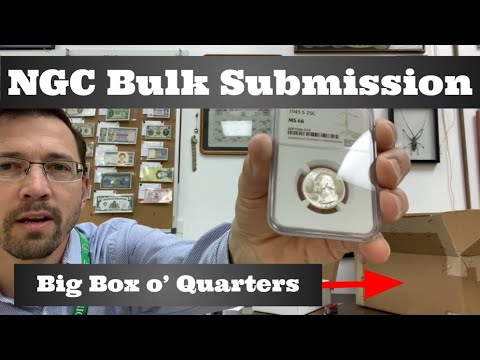 NGC Bulk Submission - I Sent 320 Washington Quarters from BU Rolls to NGC - How Many Did They Grade?