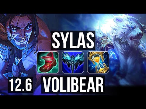 SYLAS vs VOLIBEAR (TOP) | 8 solo kills, 700+ games, Godlike, 800K mastery | BR Diamond | 12.6