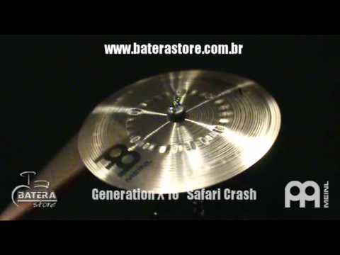 Teste de produto BATERA STORE - Generation X 16" Safari Crash - Meinl