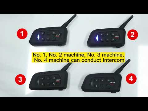 EJEAS V4 Plus | How to Pair Four V4 Plus Intercoms