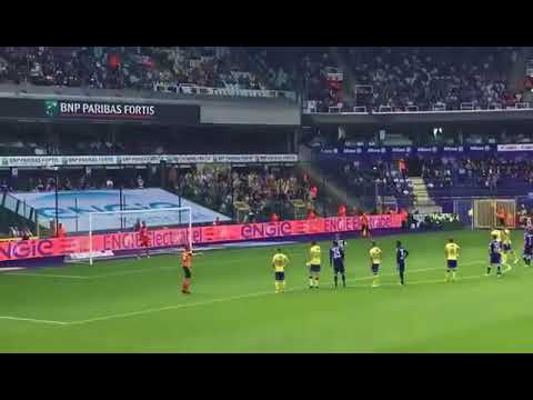 Le pénalty raté par Hanni  (Rsca 2-3 Sttv)