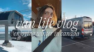 VAN LIFE VLOG | what it's REALLY like winter van camping in Quebec 🇨🇦 (Karma Campervans Review)