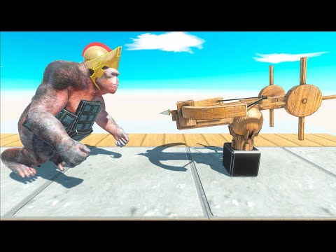 GIANT BALLISTA vs ARMORED UNITS - Animal Revolt Battle Simulator