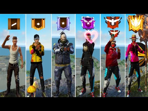 TIPOS DE JOGADORES DE FREE FIRE DO OURO AO MESTRE | TENTE NÃO RIR