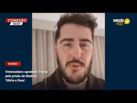 Vídeo: Venezuelano agradece Trump pela prisão de Maduro: ‘Glória a Deus’.