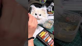 FuzzyTwist Easy pipe cleaner craft, cat made out of cleaner pipes part 2 #pipecleanerart