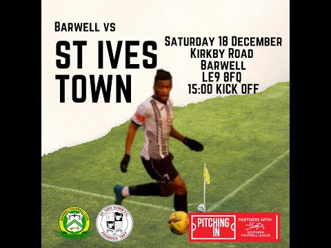 Barwell 4 St Ives Town 5 - Southern League Premier Central - 4 December 2021
