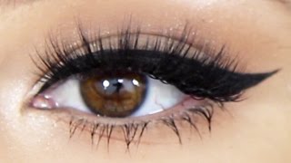 How to: In Depth Winged Liner Tutorial ♡ Jasmine Hand