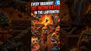 EVERY BRAINROT GOT INCINERATED IN THE LABYRINTH! | GMod  #garrysmod #memes #gmod #funny