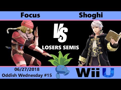 Oddish Wednesday #15: Losers Semis - Focus (Sheik) vs Shoghi (Robin)