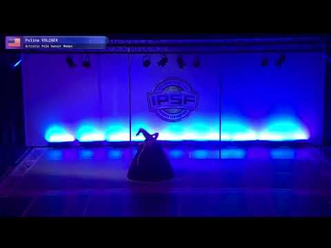 Artistic Women Polina Volchek of the USA - Finals Silver 2017 World Artistic Pole Championships