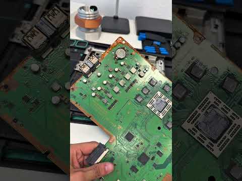 Horror PlayStation 4 😱😱😱 #repair # #electronics #gaming #repairing #ps4 #cleaning #playstation