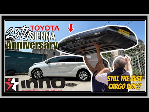 The INNO Wedge 660 Cargo Box Looks Great on the 2023 Toyota Sienna