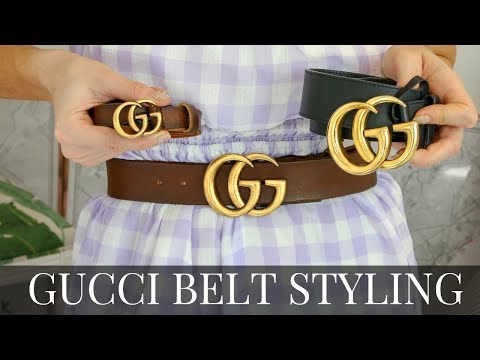 GUCCI BELT STYLING TIPS, REVIEW + SIZING & COLOURS 2019