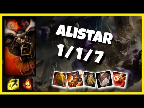 Alistar 11.2 Gameplay Challenger Replay S11 Support (1/1/7) - NA