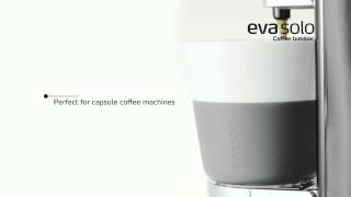 Eva Solo Cafe Latte Mok Elephant Grey 360 ml - 2 Stuks