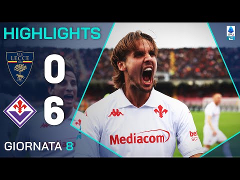 LECCE-FIORENTINA 0-6 | HIGHLIGHTS | 8ª GIORNATA | SERIE A ENILIVE 2024/25