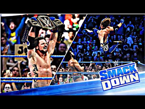 AJ Styles vs Jinder Mahal - WWE Smackdown Full Match | Wr3d Version | WWE Smackdown Highlights