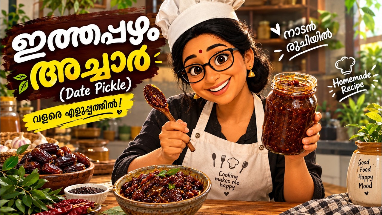 ഈന്തപ്പഴം കൊണ്ട് അടിപൊളി നാടൻ അച്ചാർ 😋 | Dates Pickle Recipe Malayalam#DatesPickle#youtube #cooking 