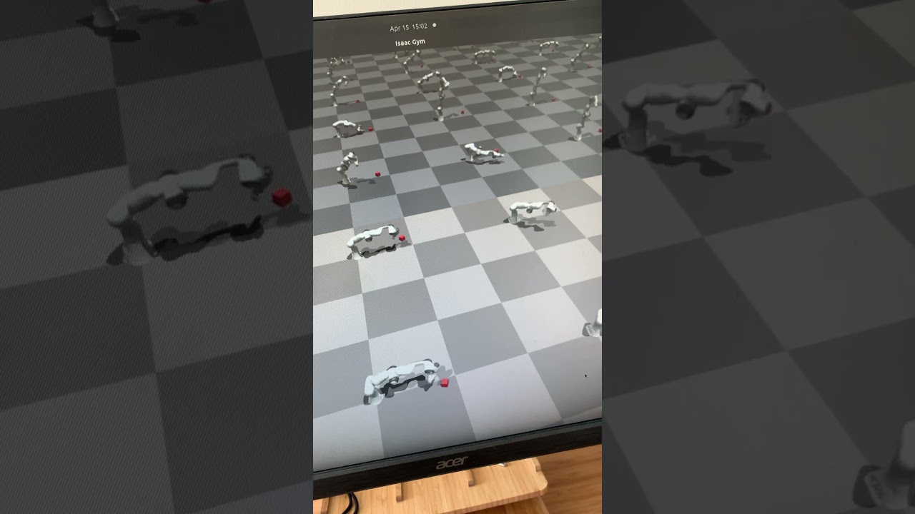 Training a 7 DOF arm control policy using reinforcement learning in NVIDIA Isaac Gym