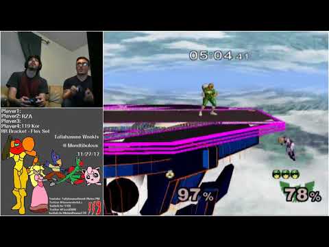 Mondtibulous11/27 - RZA (Sheik) Vs. 119 | Kor (CaptainFalcon) - RRBracket