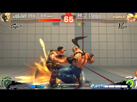 SSF4 AE: RF (Sagat) vs Daigo Umehara (Yun) - Godsgarden 4