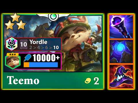 10 Yordle Comp with 3 Star Teemo Carry | ⭐⭐⭐ Yordle | TFT Set 16 Gameplay