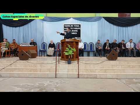 Pred. Evan Cesar Baumgertner - ICCE - B° S. Antonio (Charata Chaco) - Culto especial de Jovenes🎶