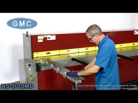GMC MACHINE TOOLS HS-0410MD Hydraulic Shears | Sierra Victor Industries (1)