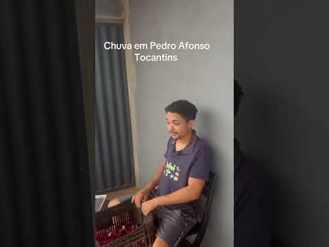 ￼ Depois de temperatura atingir 42° em Pedro Afonso veio em uma chuva