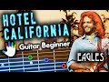 Hotel California Guitar Lessons for Beginners Eagles Tutorial | Easy Chords + Lyrics + Backing Track